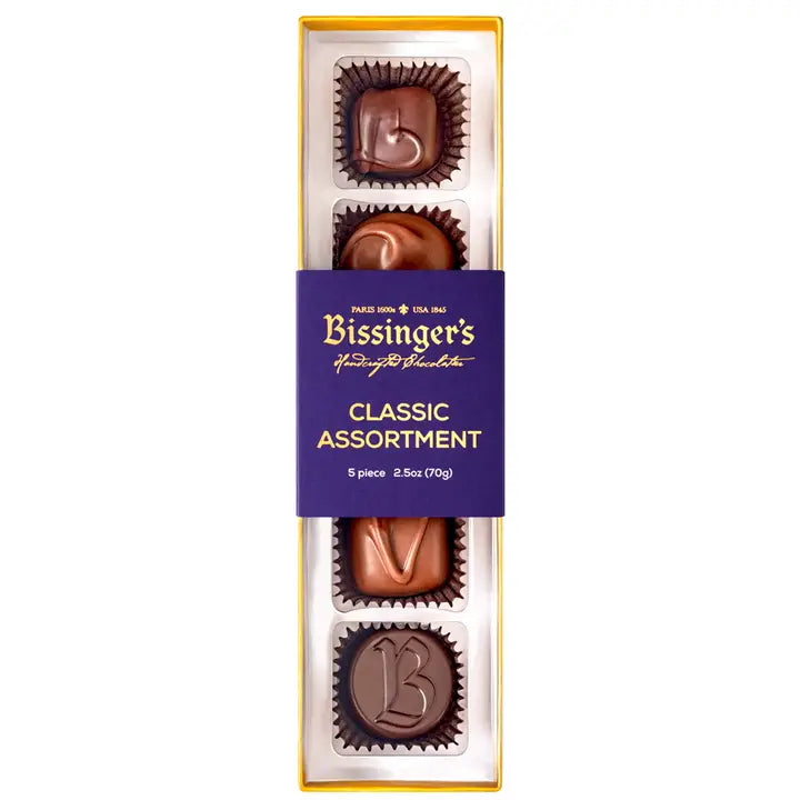 Valentine's Milk and Dark Chocolate Classic Assortment Flight (5 pieces set) (Add-on)