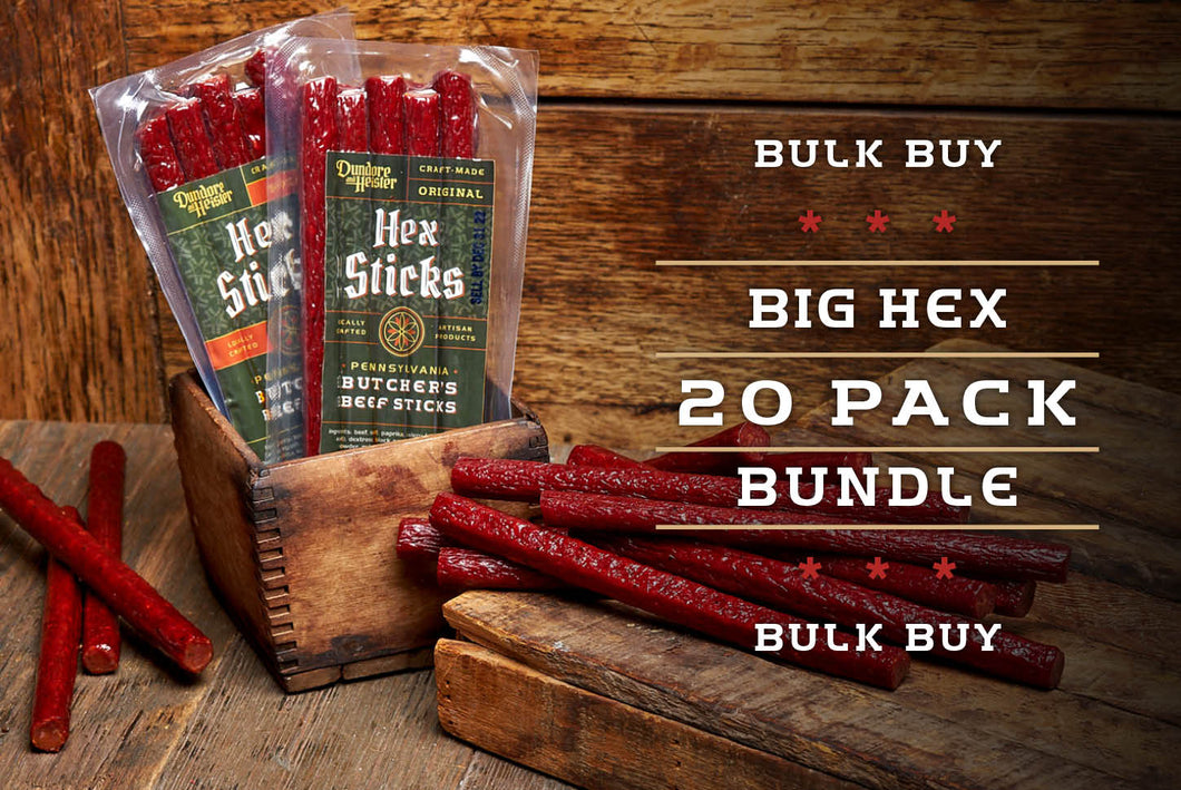 Hex Sticks Spicy Big Hex - 20 Pack Bundle – Dundore & Heister | Butcher ...