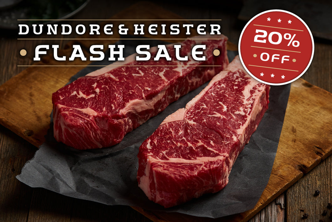 NY Strip Steaks - Flash Sale - Online Only