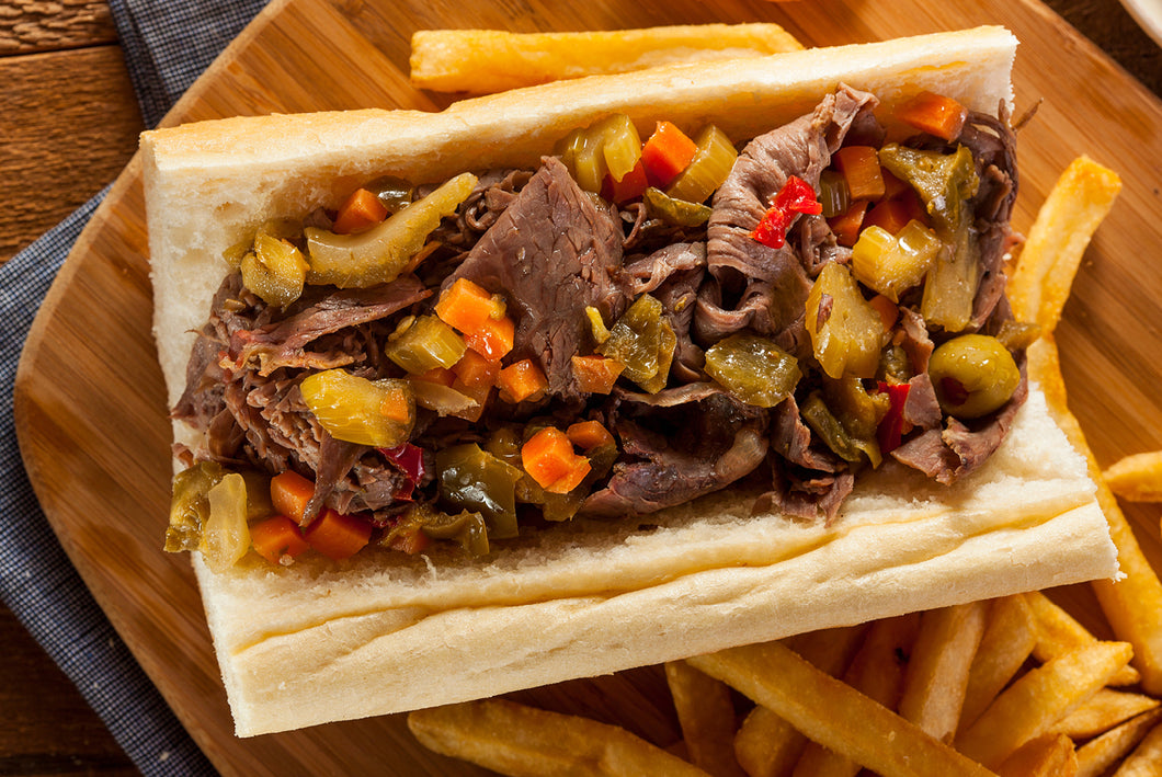 Hot Smoked Saturday: Hot Italian Beef Sandwich