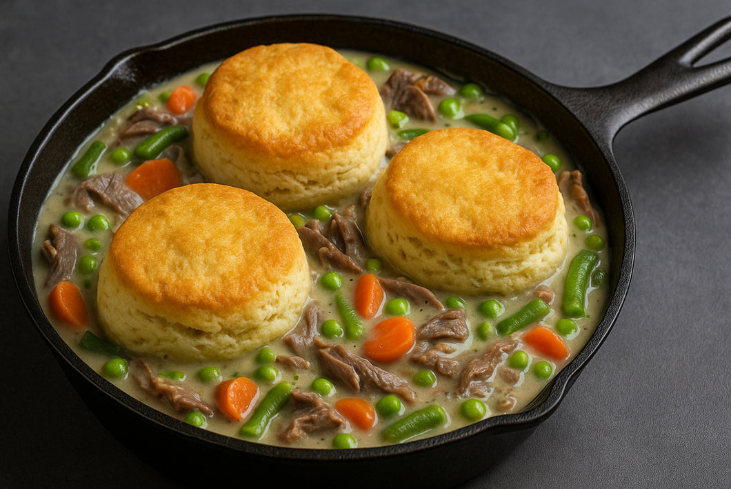 Shaved Beef Pot Pie