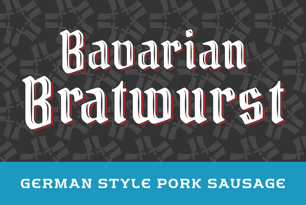 Bavarian Bratwurst Pork Sausage