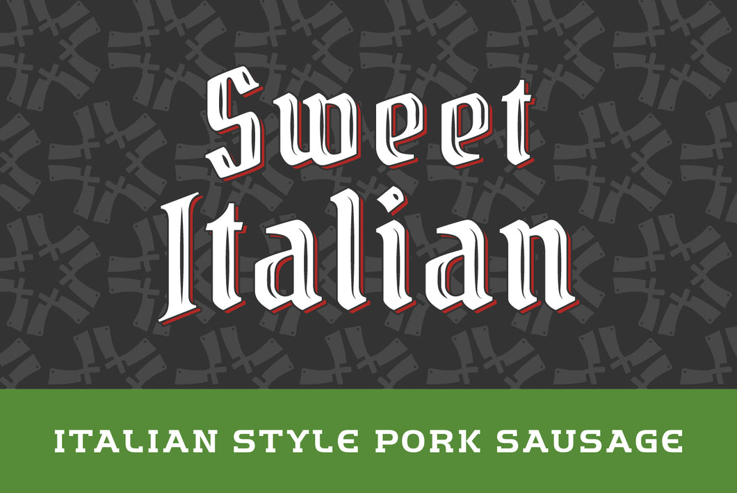 Sweet Italian Pork Sausage