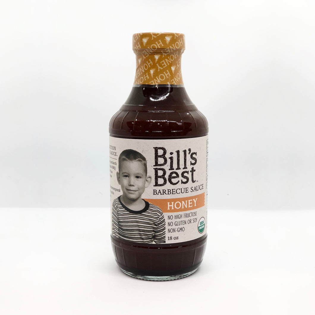 Bill's Best Organic BBQ Sauce - Honey