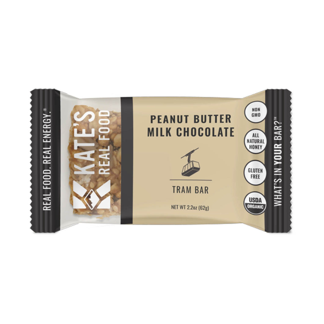 Kate's - Tram - Peanut Butter Milk Chocolate Energy Bar