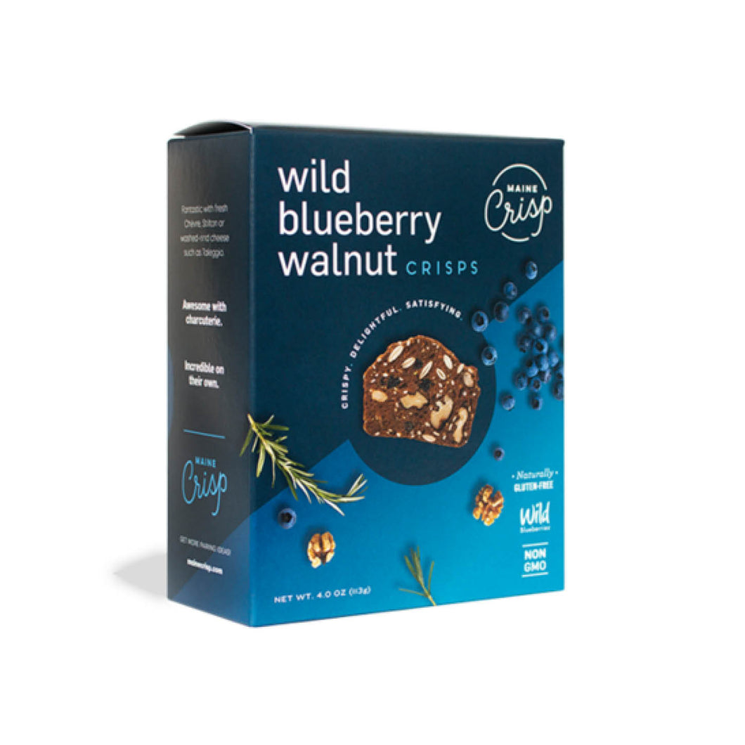 Maine Crisps - Wild Blueberry Walnut Crisps